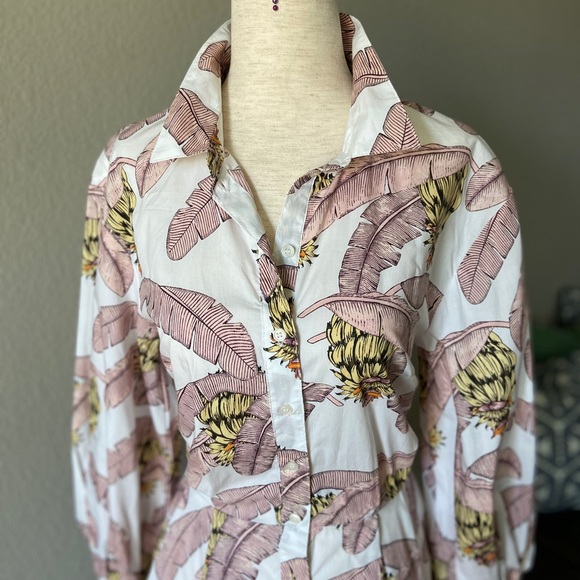 ❌SOLD❌DESMOND & DEMPSEY xH&M Banana Balloon-sleeve - Picture 13 of 14